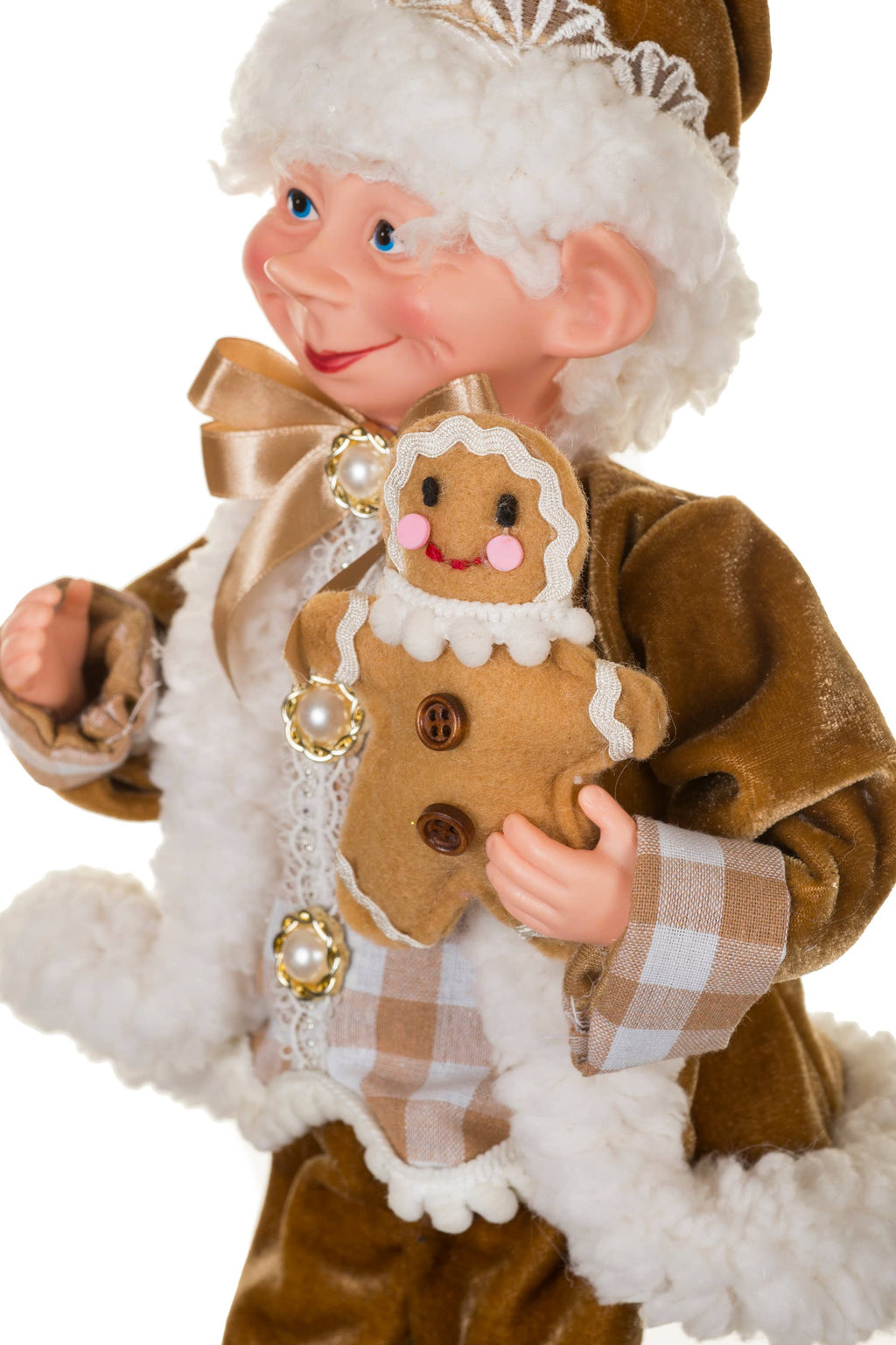 Gingerbread adjustable Elf 20-inch