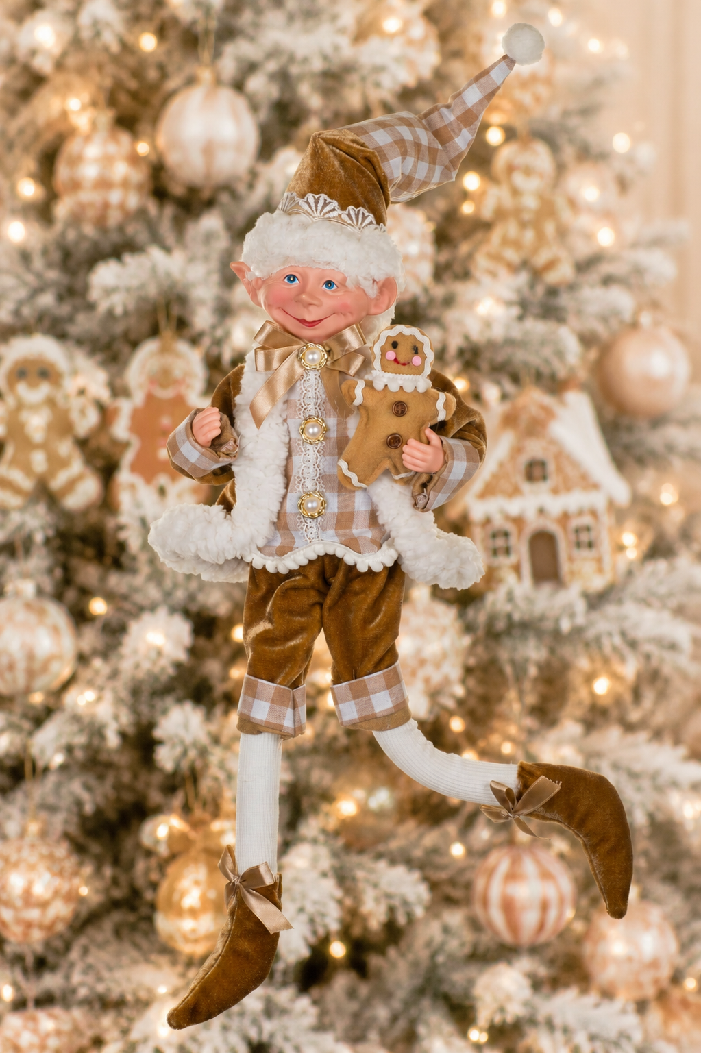 Gingerbread adjustable Elf 20-inch