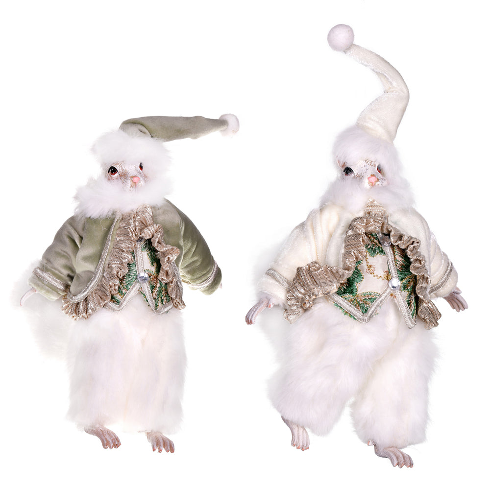Vickerman Squirrel Ornaments 7.5-inch set of 2