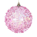 Vickerman Pink beaded 4.75 inch set of 3