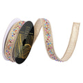 Vickerman Gold Multi Jewel Ribbon .75 inch by 10 yards