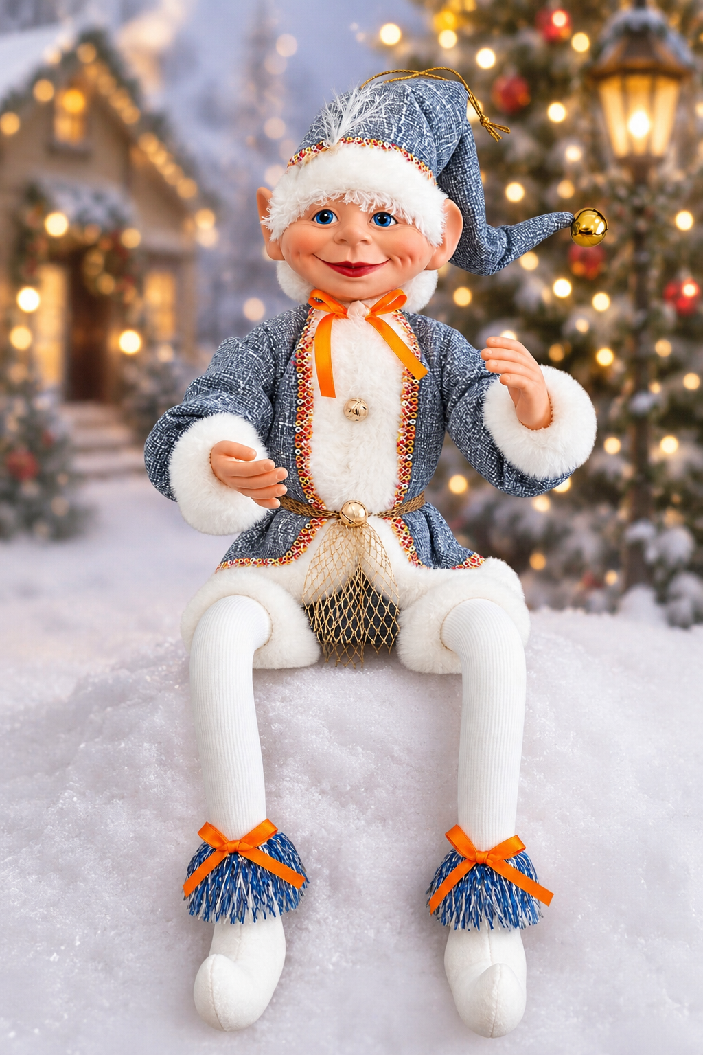36.5'' Seaside Poseable Elf w/Shell Accents