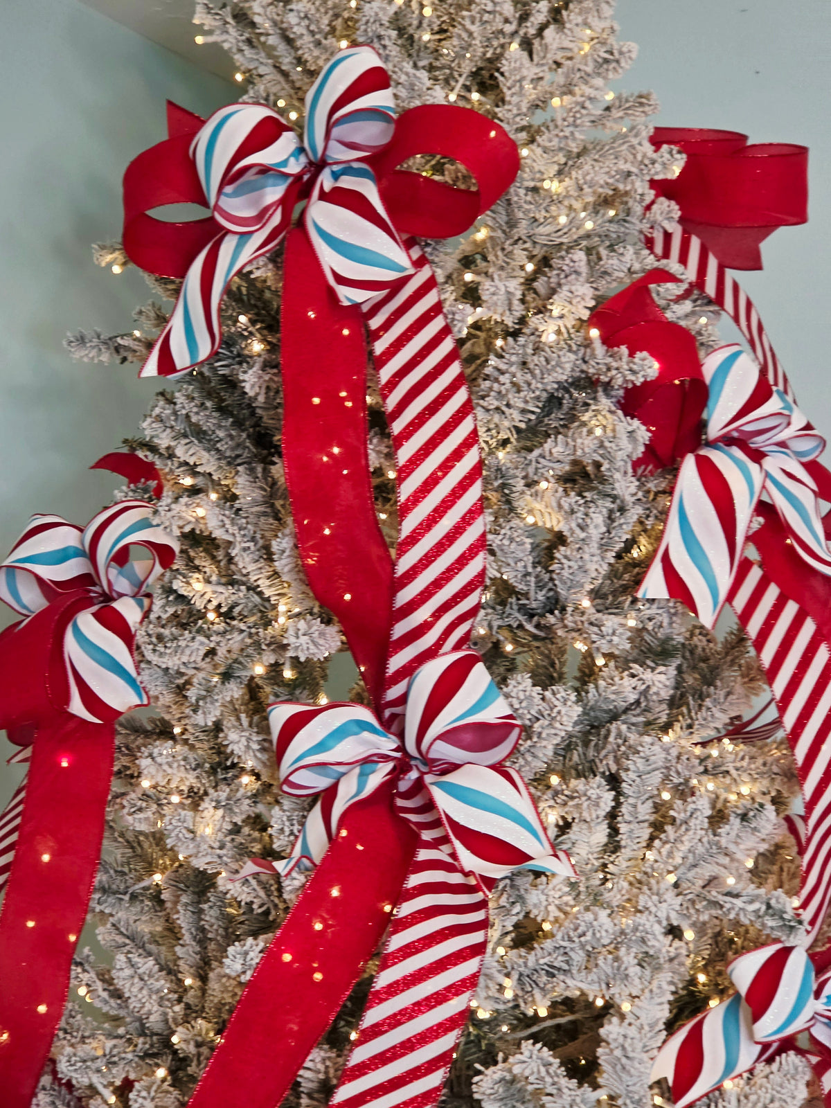 Peppermint Bows & Loops Ribbon Bundle