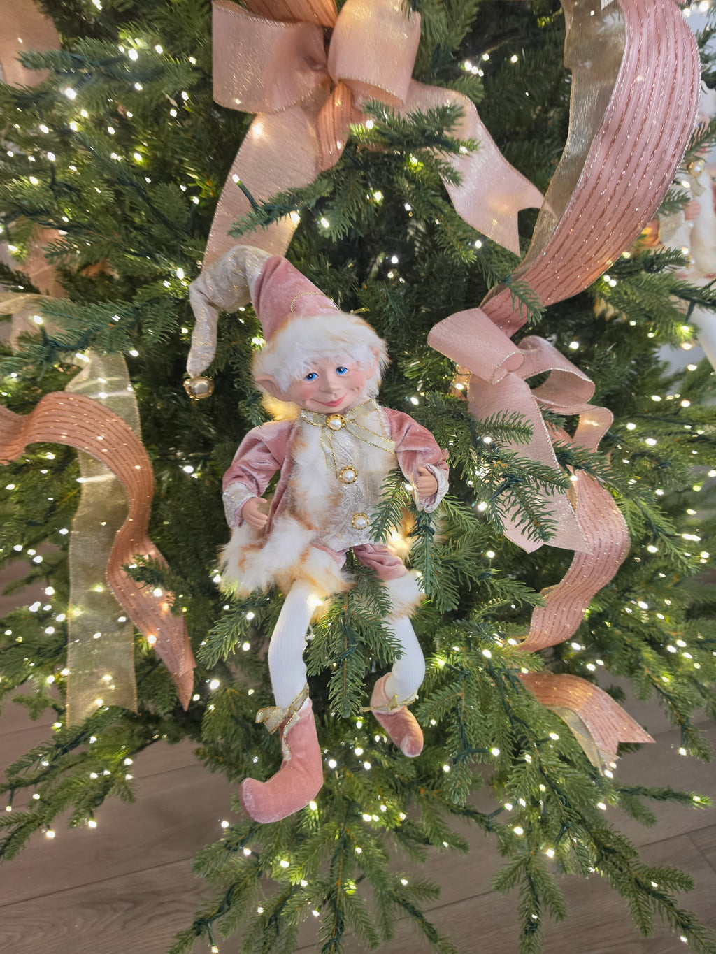 Rose Gold Christmas Bows Bundle Collection