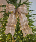 Large Gold Bows set of 4