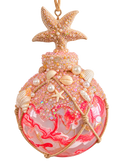 Coastal Coral with Starfish Ornament