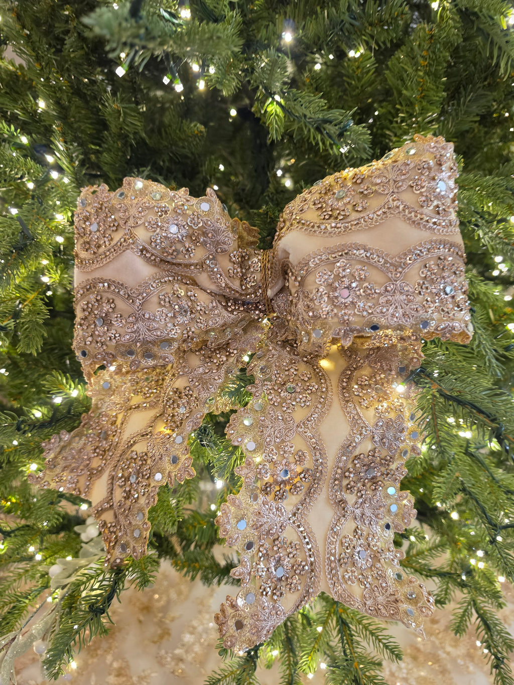 Large Gold Bows set of 4