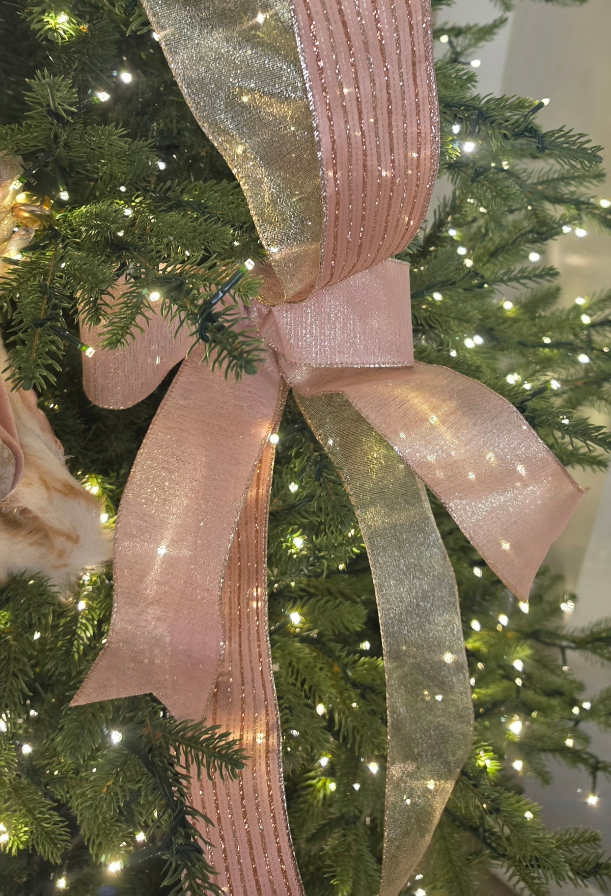 Rose Gold Christmas Bows Bundle Collection