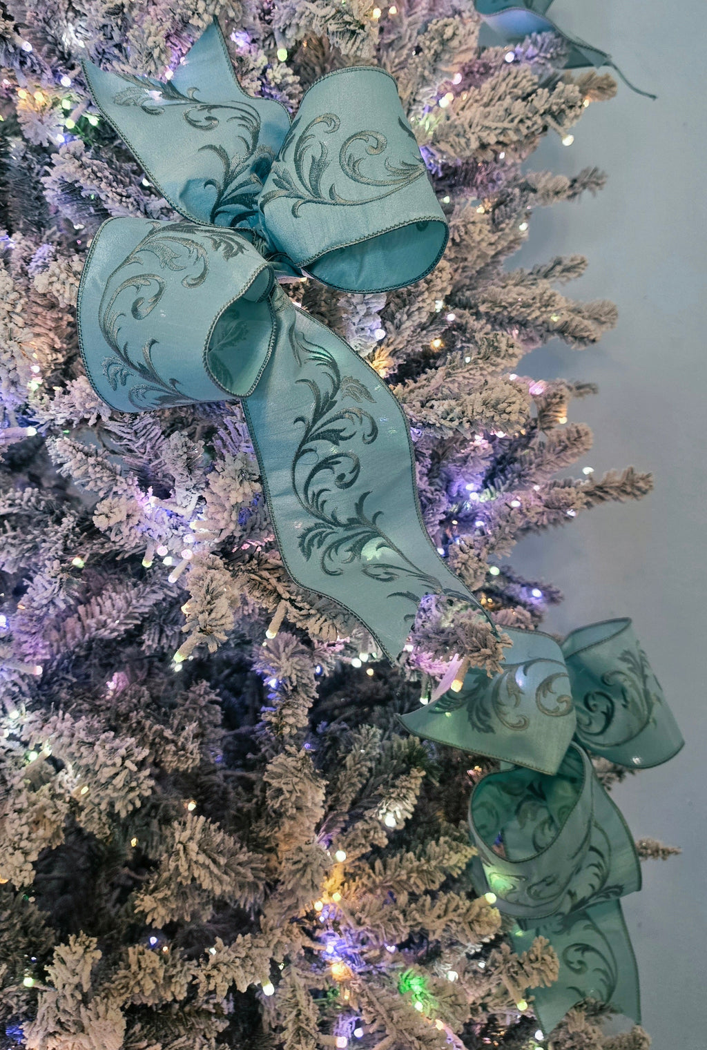 Powder Blue Christmas Bows Bundle